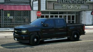 GTA 5 Chevrolet Vehicle Mod: 2017 Chevrolet Silverado Unmarked (Image #2)