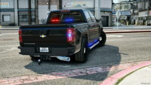 GTA 5 Chevrolet Vehicle Mod: 2017 Chevrolet Silverado Unmarked (Image #4)