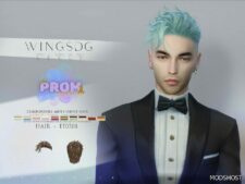 Sims 4 Male Mod: Wings EF0508 Comfortable Men’s Short Hair (Featured)