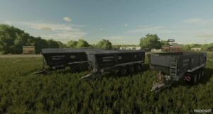 FS22 Joskin Trailer Mod: Trans Space 8000 Black Line V2.0.0.2 (Featured)