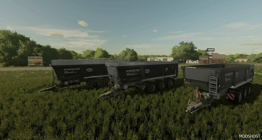 FS22 Joskin Trailer Mod: Trans Space 8000 Black Line V2.0.0.2 (Featured)