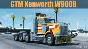 ATS Kenworth Truck Mod: W900B V1.6.1 1.50 (Featured)