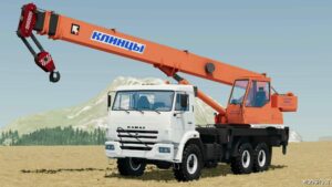 FS22 Kamaz Mod: Crane Trucks Pack (Featured)