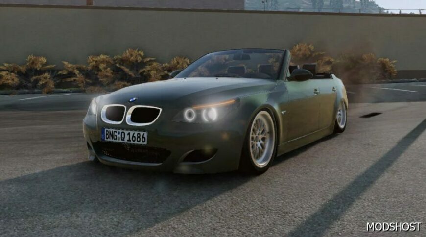 BeamNG BMW Car Mod: E60 Cabriolet 0.32 (Featured)