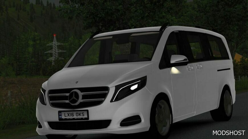 ETS2 Mercedes-Benz Car Mod: W447 V-Class V4.5 1.50 (Featured)