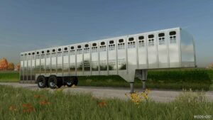 FS22 Livestock Trailer Mod: 50FT EBY Ground Loader (Featured)