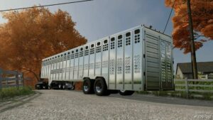 FS22 Livestock Trailer Mod: 50FT EBY Ground Loader (Image #2)