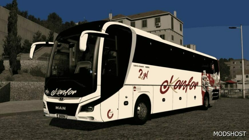 ETS2 MAN Mod: Lions Coach E6 Konfor Turizm 19 Mayıs ÖZEL Tasarımı Skin V1 (Featured)