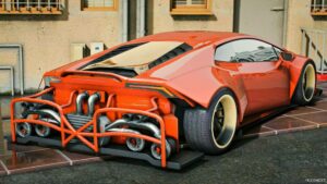 GTA 5 Lamborghini Vehicle Mod: Huracan Widebody (Image #2)