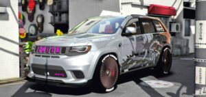 GTA 5 Jeep Vehicle Mod: Trackhawk Mafia Custom on Forgis (Featured)