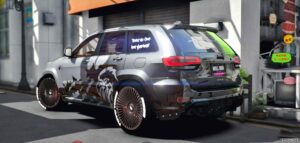 GTA 5 Jeep Vehicle Mod: Trackhawk Mafia Custom on Forgis (Image #2)