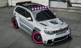 GTA 5 Jeep Vehicle Mod: Grand Cherokee Trackhawk SRT Redeye RK Edition (Image #3)