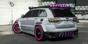 GTA 5 Jeep Vehicle Mod: Grand Cherokee Trackhawk SRT Redeye RK Edition (Image #4)