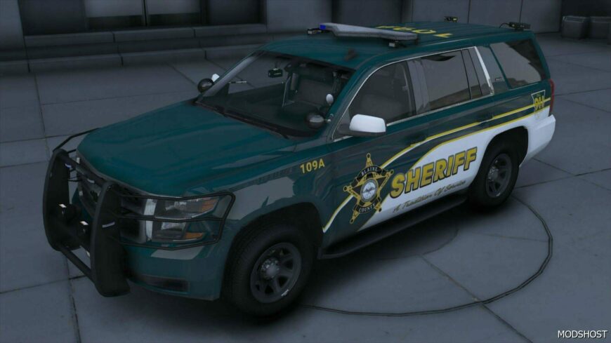 GTA 5 Chevrolet Vehicle Mod: Tahoe Bcso (Featured)