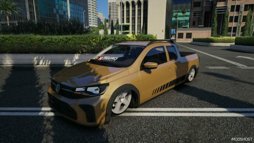 GTA 5 Volkswagen Vehicle Mod: Saveiro Trendline 2024 (Featured)