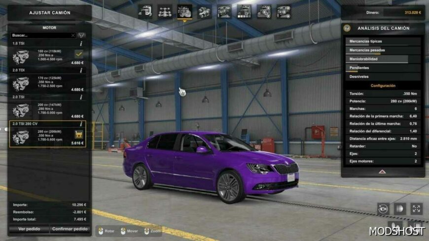 ATS Skoda Car Mod: MPT V8.0 1.50 (Featured)