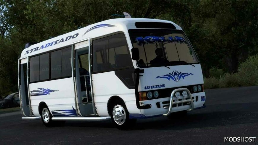 ATS Toyota Bus Mod: Coaster 1.50 (Featured)