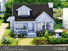 Sims 4 House Mod: Mozart Calm (NO CC) (Featured)