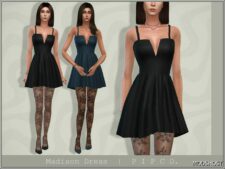 Sims 4 Formal Clothes Mod: Madison Dress. (Featured)