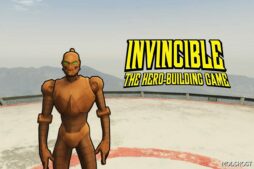 GTA 5 Player Mod: Robot (Invincible) Add-On PED (Featured)