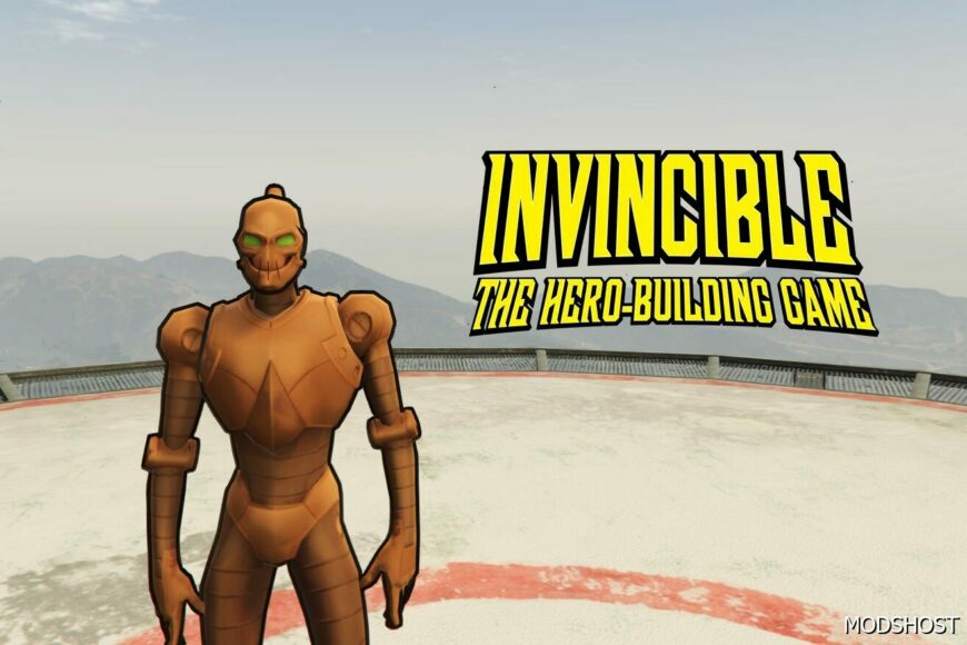 GTA 5 Player Mod: Robot (Invincible) Add-On PED (Featured)