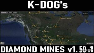 ATS Map Mod: K-Dog’s Diamond Mines 1.50 (Featured)