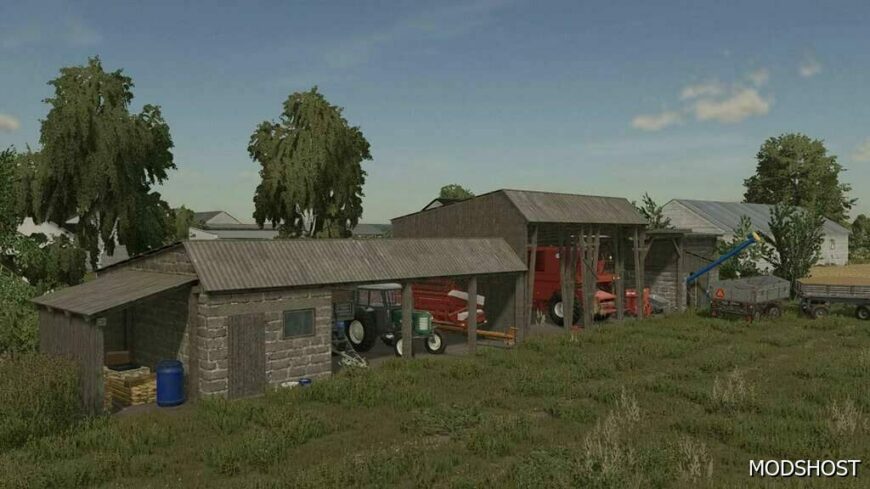 FS22 Placeable Mod: Wooden Barn V1.0.0.1 (Featured)