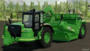 FS22 Vehicle Mod: CAT 637K Open Bowl Scraper (Featured)