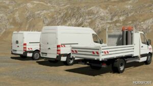 FS22 Mercedes-Benz Vehicle Mod: TMP Mercedes Sprinter (Featured)