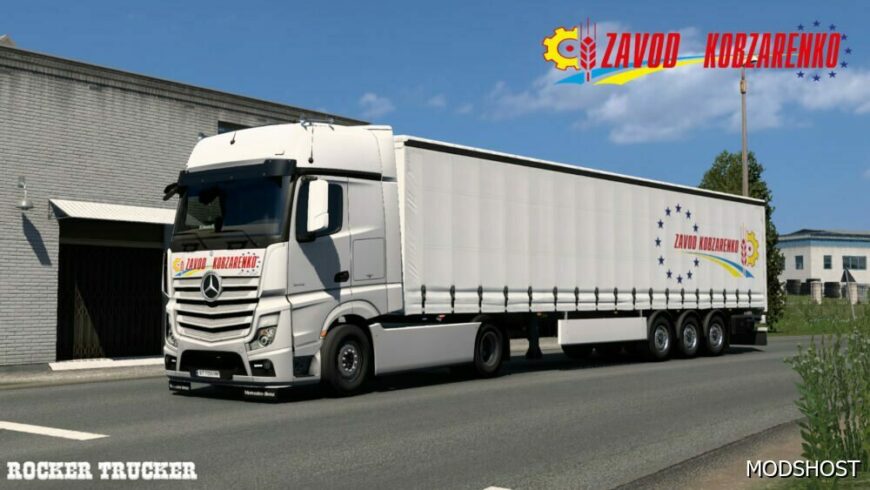 ETS2 Mod: Zavod Kobzarenko Skin Pack (Featured)