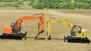 FS22 John Deere Forklift Mod: Hitachi ZX 135 Us/John Deere 135C (Image #3)