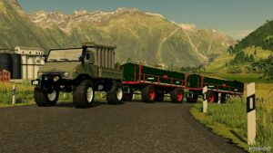 FS22 Unimog Vehicle Mod: 406 Cabrio Agrar V2.0.0.1 (Image #4)