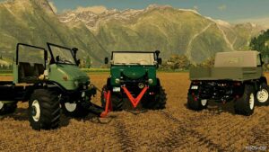 FS22 Unimog Vehicle Mod: 406 Cabrio Agrar V2.0.0.1 (Image #6)