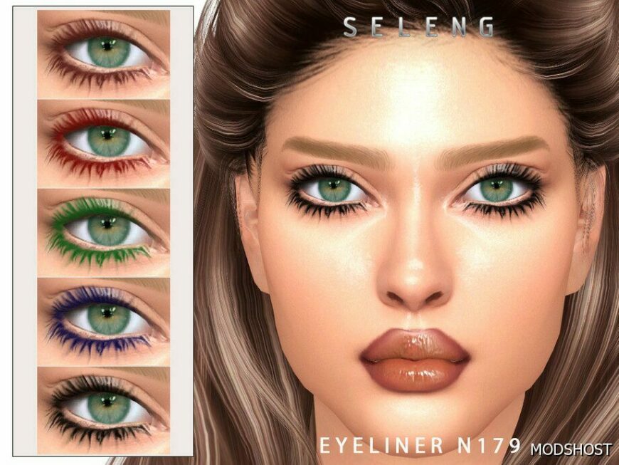 Sims 4 Eyeliner Makeup Mod: N179 (Featured)