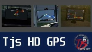 ATS Navigation Part Mod: TJS HD GPS V1.2 1.50 (Featured)