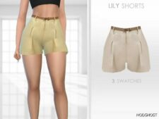 Sims 4 Bottoms Clothes Mod: Lily Shorts (Featured)