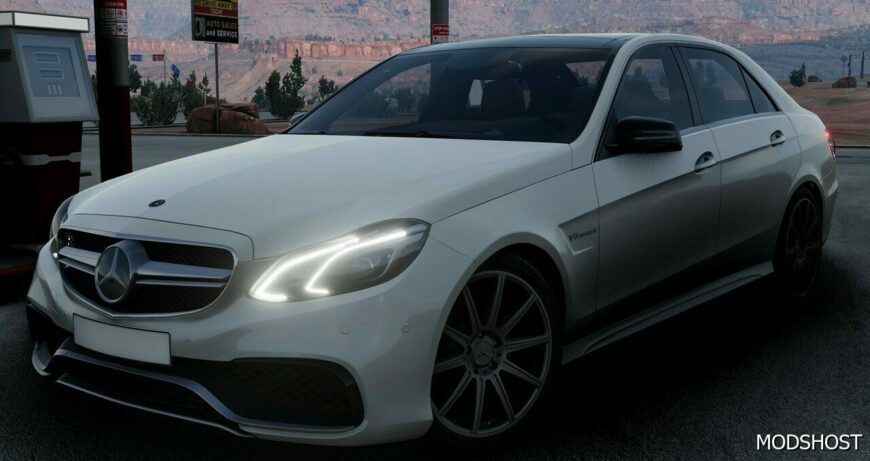 BeamNG Mercedes-Benz Car Mod: E-Class W212 0.32 (Featured)