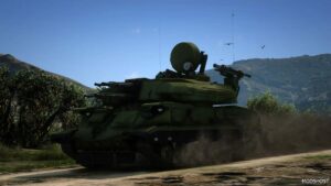 GTA 5 Vehicle Mod: Zsu-23-4M4 Shilka Add-On (Image #2)