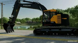 FS22 Volvo Forklift Mod: ECR355 EL (Featured)