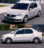 ETS2 Renault Car Mod: Logan 1.4L 2012 1.50 (Image #2)