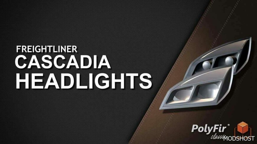 ATS Headlights Part Mod: Cascadia Headlights 1.50 (Featured)