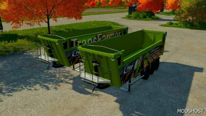 FS22 Fliegl Trailer Mod: Dhka 390 Trans Farmer V2.2 (Featured)