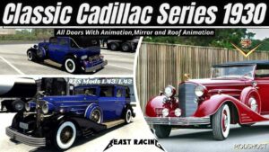 ATS Cadillac Car Mod: V16 1930 + Interior 1.50 (Featured)