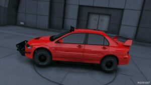 GTA 5 Mitsubishi Vehicle Mod: Evolution 9MR Raid (Image #3)