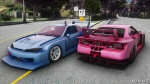 GTA 5 Nissan Vehicle Mod: Silvia 15 with A Super Silhouette KIT (Featured)