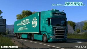 ETS2 Mod: Spedition Deshko LTD. Skin Pack V1.1 (Image #3)