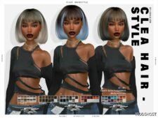 Sims 4 Female Mod: Clea Hairstyle (Featured)