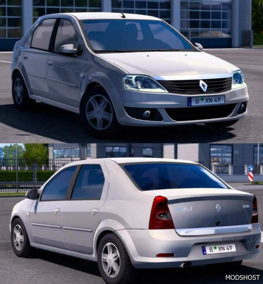 ATS Renault Car Mod: Logan 1.4L (2012) 1.50 (Featured)