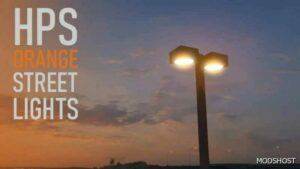 ATS Mod: Orange Street Lighting 1.50 (Featured)