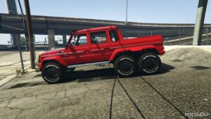 GTA 5 Mercedes-Benz Vehicle Mod: G63 AMG 10×10 Custom Double Dually Add-On Extras V1.1 (Featured)